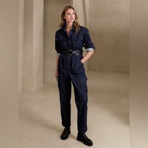 Banana Republic Mia Denim Jumpsuit - Medium